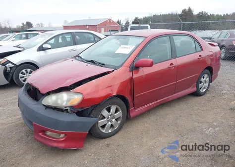 2006 Toyota Corolla S из США, поврежденный, VIN 2T1BR32E76C697688